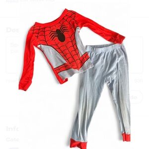 Toddler Boys Spider-Man Long Sleeve Pajamas Set